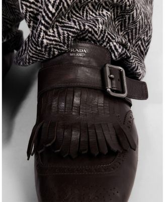  Men's Shuffle Fringed Monk Strap Shoes