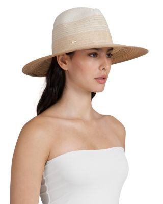 Emmanuelle Ombr&eacute; Packable Wide Brim Fedora