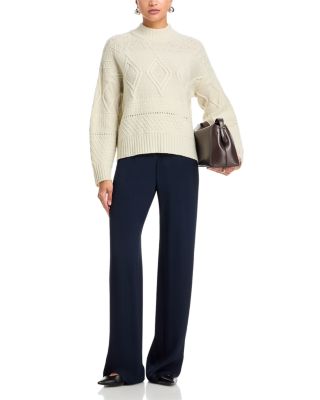 Buchanan Wool Blend Cable Knit Sweater