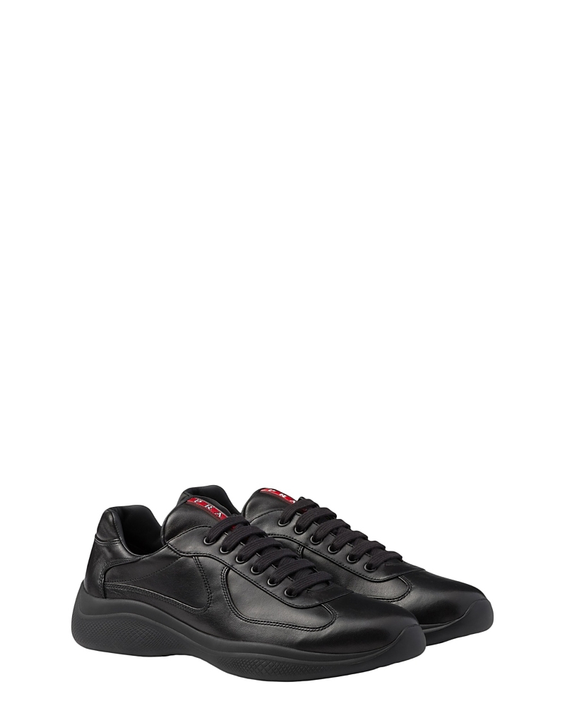 Prada Men's America's Cup Nappa Leather Sneakers