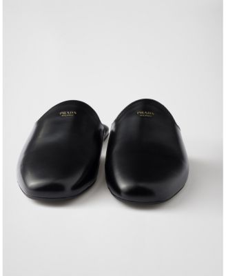  Women's Brushed Leather Mules