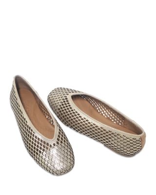 Women's Willow Perforated Leather Ballet Flats