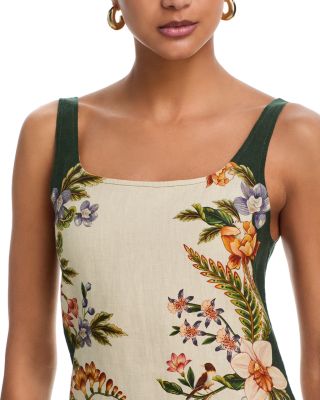 Nature Sand Linen Mini Dress