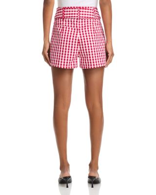 Mini Gingham Denim Allie Shorts