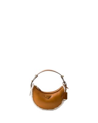 Arque Small Shearling Shoulder Bag