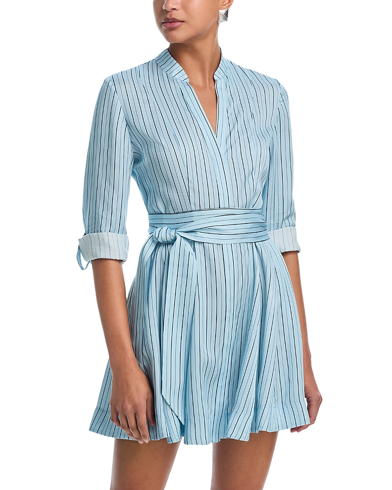 Alice and Olivia Lucy Roll Cuff Mini Dress