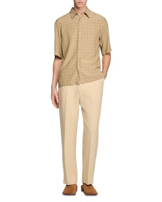 Link Print Loose Fit Shirt 