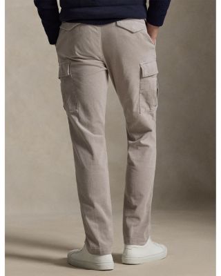 Slim Fit Stretch Corduroy Cargo Pants