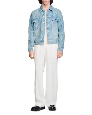 Square Cross Denim Jacket