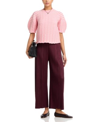 Colorful Mushroom Knit Top