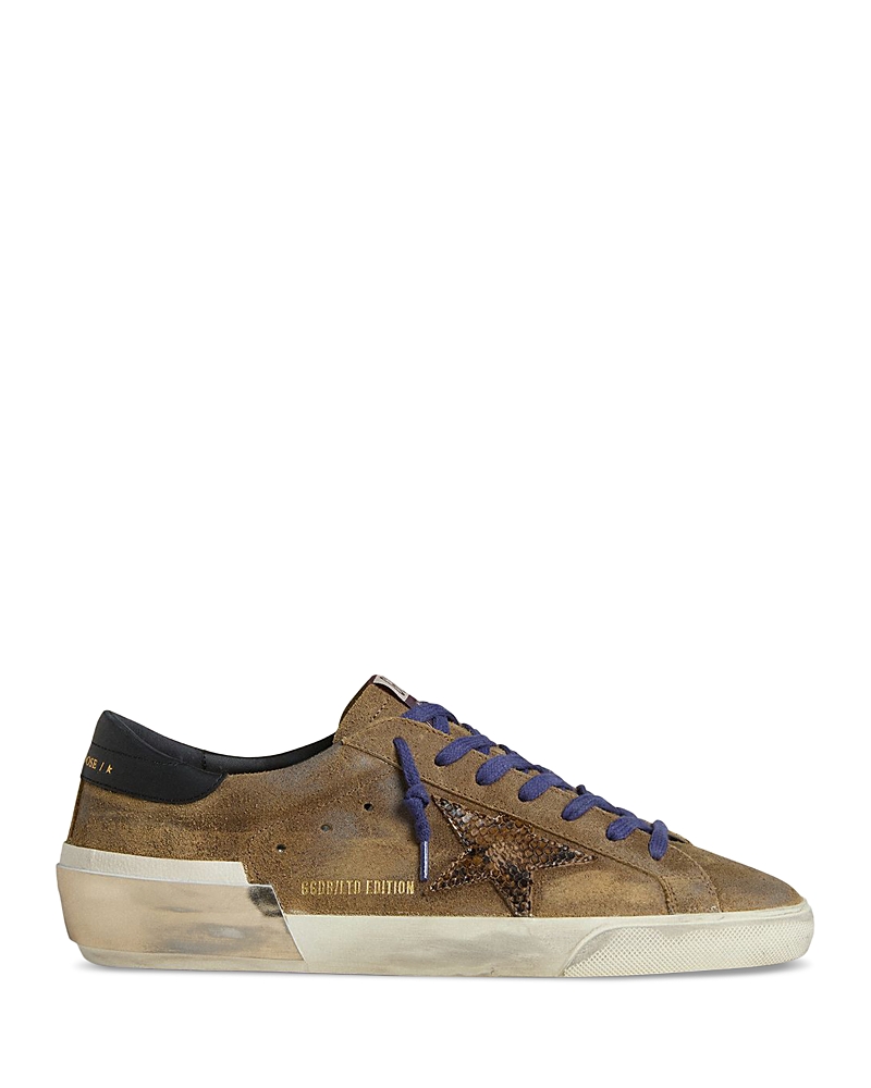 Golden Goose Unisex Super Star Waxed Suede Sneakers