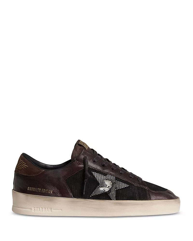 Golden Goose Stardan Suede & Nappa Leather Sneakers