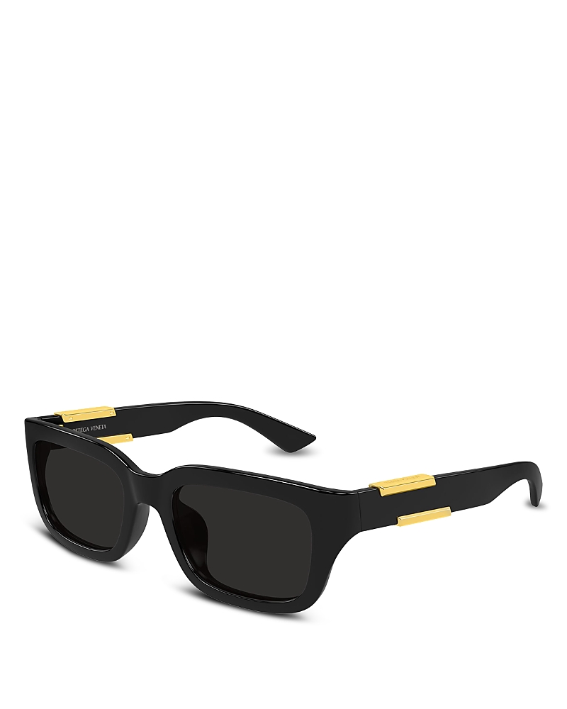 Bottega Veneta Rectangular Sunglasses, 54mm