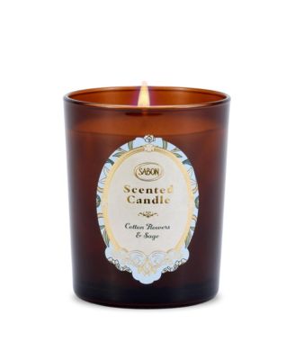  Cotton Flowers & Sage Candle, 180Gr