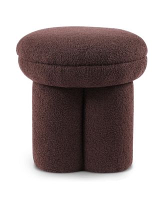  Trina Pillar Base Fabric Ottoman