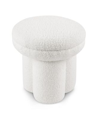  Trina Pillar Base Fabric Ottoman