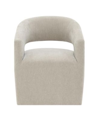  Orion Modern Upholstered Accent Chair with Casters