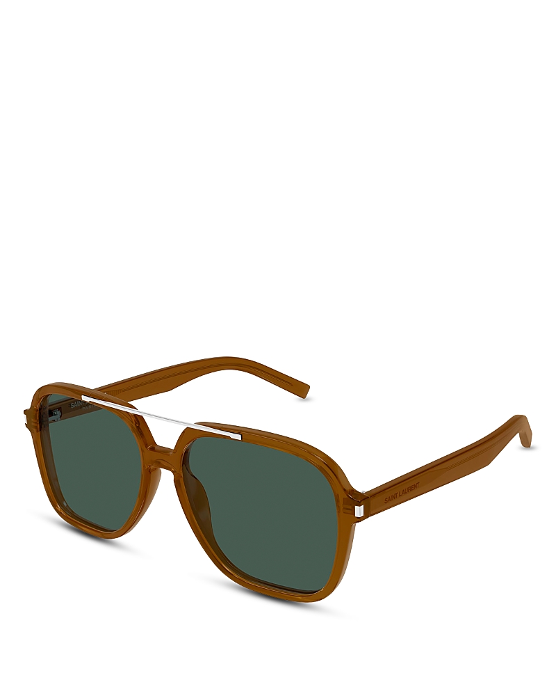 Saint Laurent Rectangular Sunglasses, 58mm
