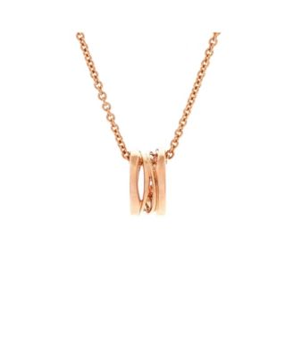  B.Zero1 Design Legend Zaha Hadid Pendant Necklace 18K Rose Gold, 15.25 - 18"