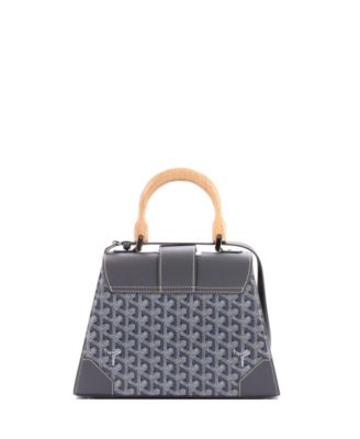  PM Saigon Top Handle Bag Coated Canvas with Leather