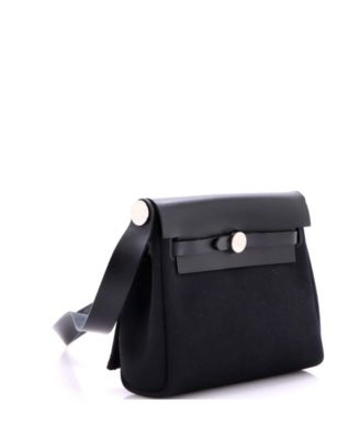 20 Herbag Zip Toile and Leather