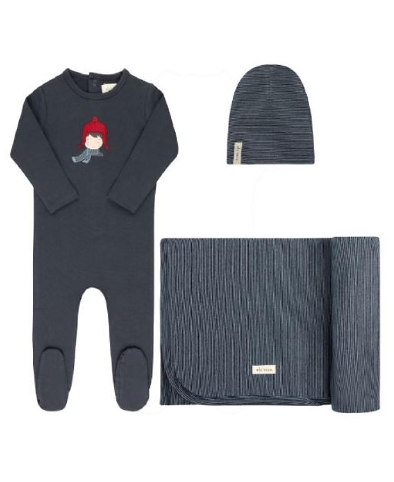 Ely's & Co. Unisex French Terry Autumn Kids Collection Take Me Home Set - Baby
