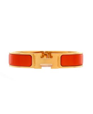 Narrow Clic H Bracelet Enamel
