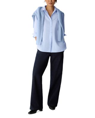 Cotton Poplin Classic Collar Shirt