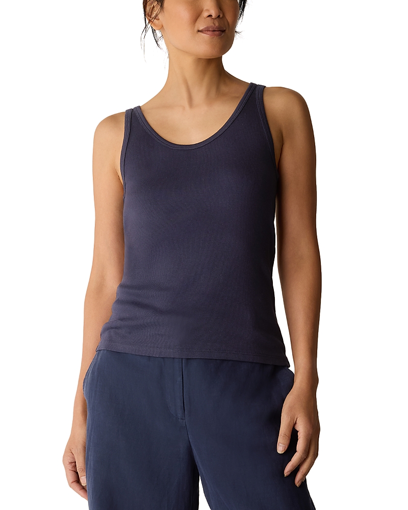 Eileen Fisher Scoop Neck Slim Tank Top