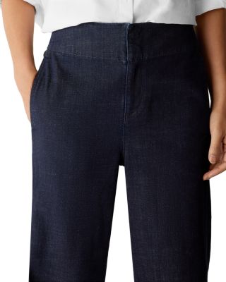 Denim Wide Leg Pants