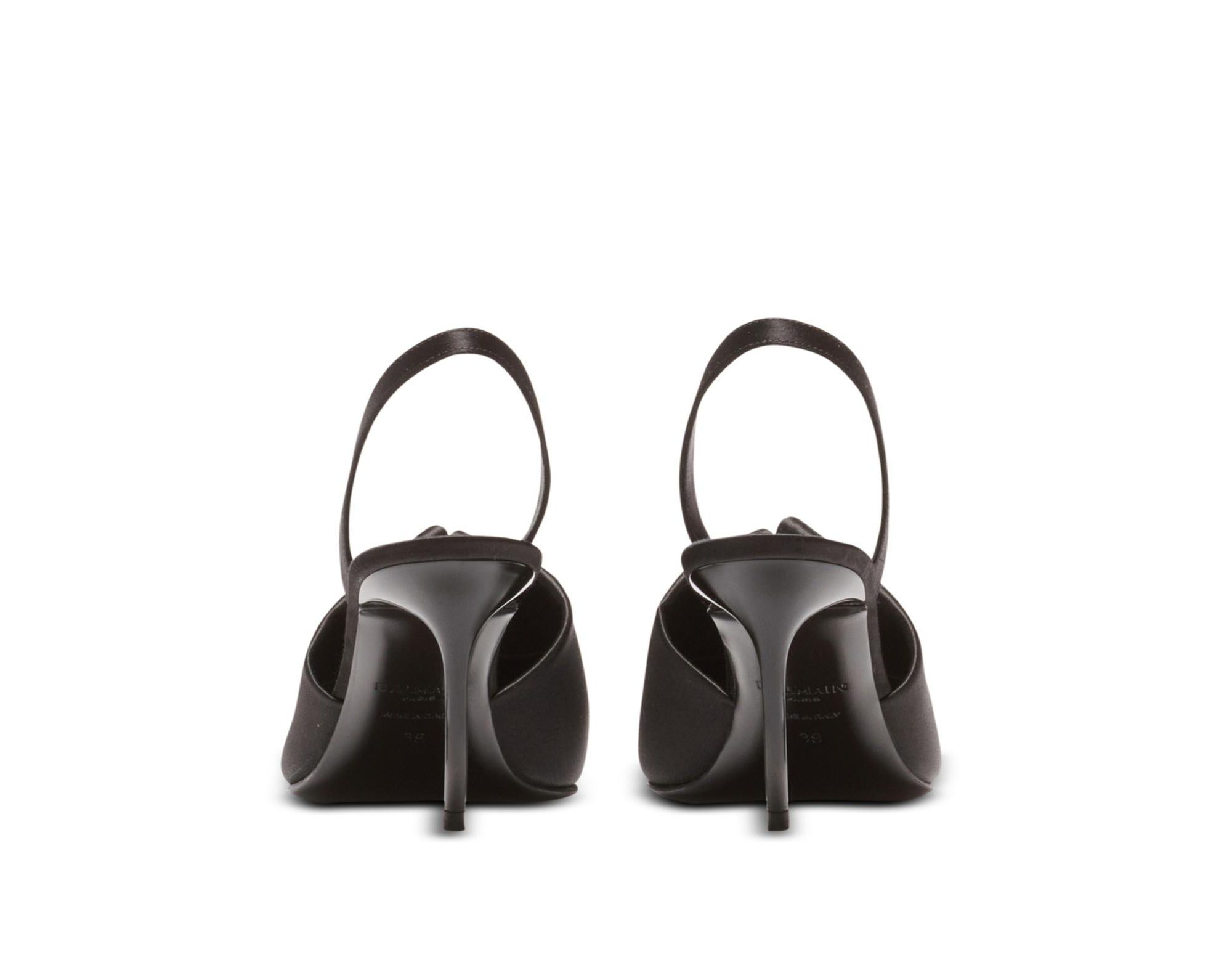 Women's Satin Slingbacks with Piercing — Image 5