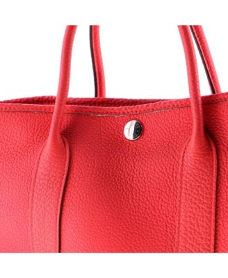 30 Garden Party Tote Leather