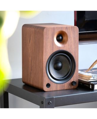 YU6 Powered Bookshelf Speakers with Built-in Bluetooth - Pair