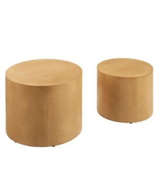  Amani Round Nesting Coffee Tables, Set of 2