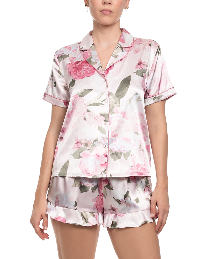 In Bloom by Jonquil Satin Shorts Pajama Set