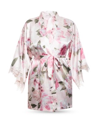 Satin Wrapper Robe