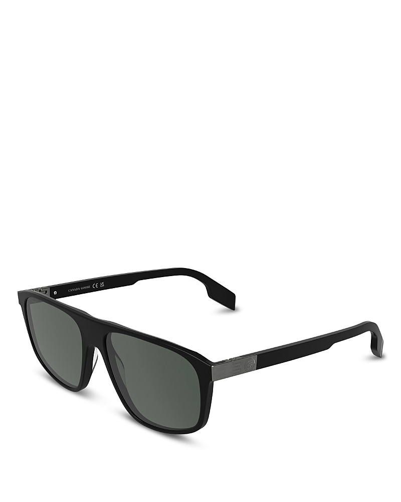 Canada Goose Barrel Hinge Evolution Flat Top Sunglasses, 58mm
