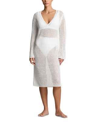 Long Sleeve Beach Cover Up Dress