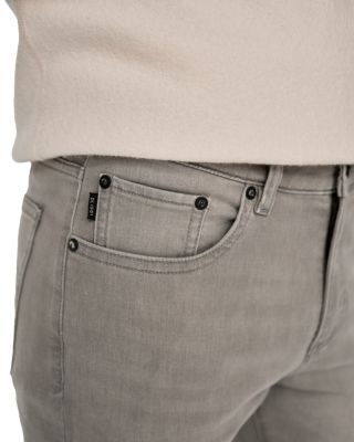Russell Slim Straight Fit Jeans in Washed Gray