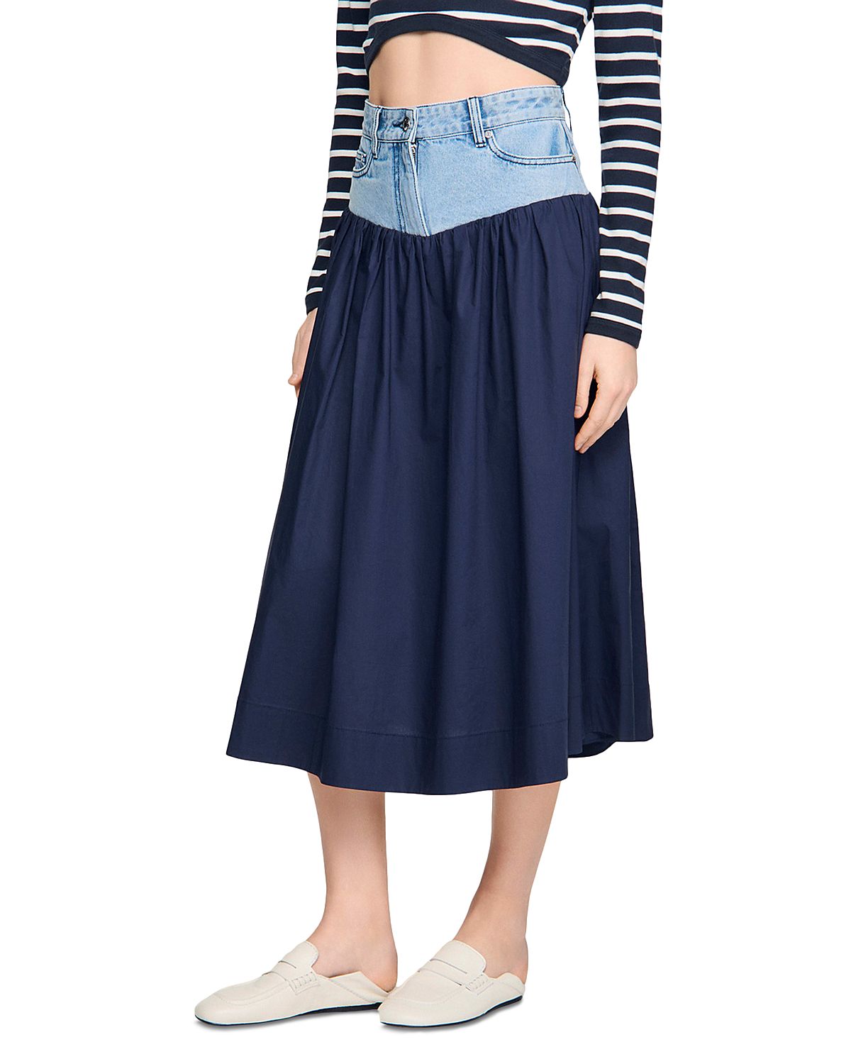 Sandro Long Skirt