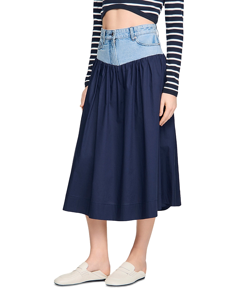 Sandro Long Skirt