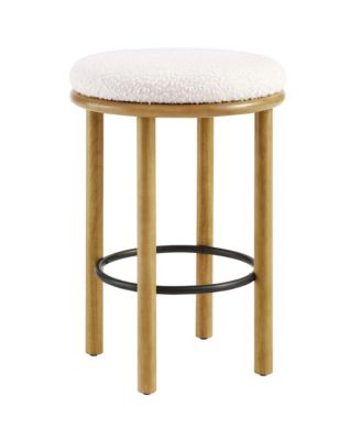 Fable Boucle Fabric Counter Stools, Set of 2