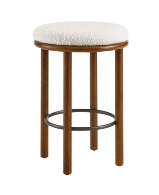 Fable Boucle Fabric Counter Stools Set of 2