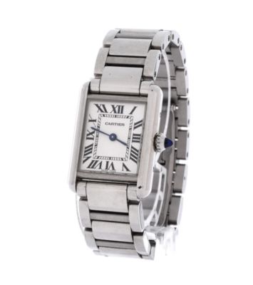  Must de Cartier Tank Quartz Watch in Stainless Steel 22mm