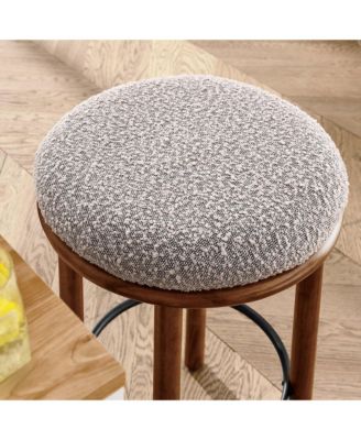 Fable Boucle Fabric Counter Stools Set of 2