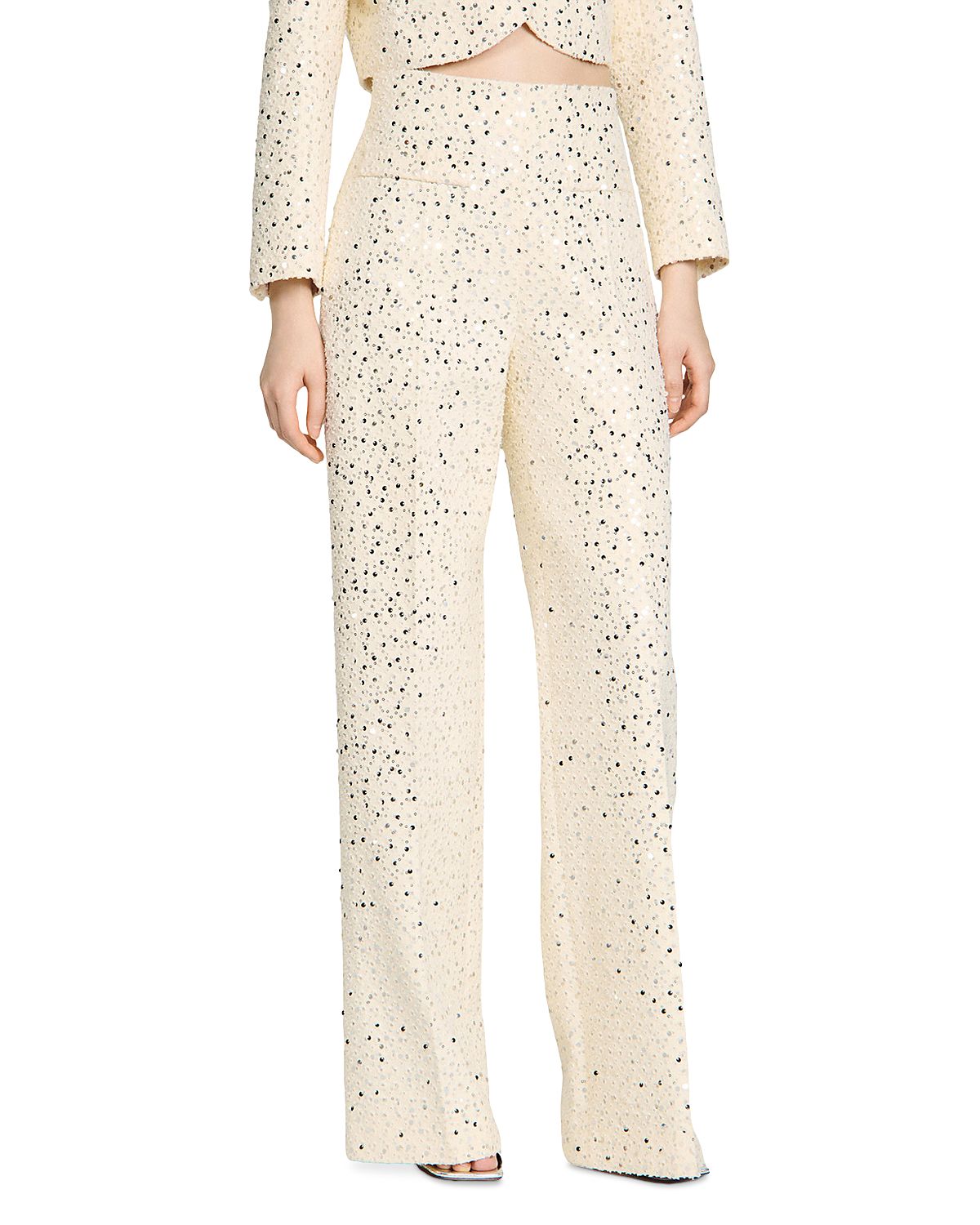 Sandro Straight Leg Trousers