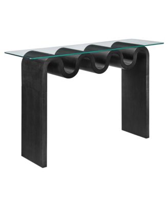  Ondine Glass Top 50" Console Table