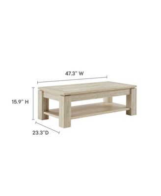  Hollis Travertine Coffee Table