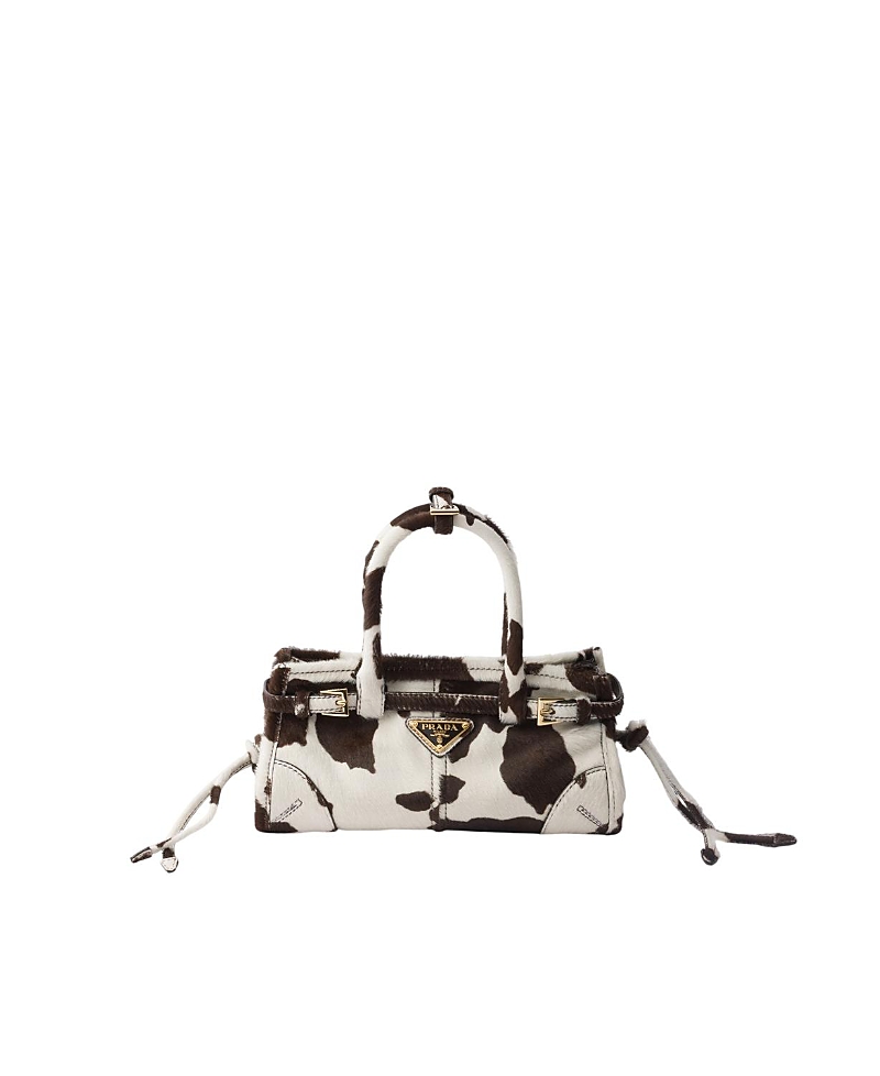 Prada Bonnie Mini Printed Leather Handbag