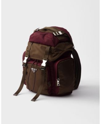Re-Nylon and Saffiano Leather Backpack